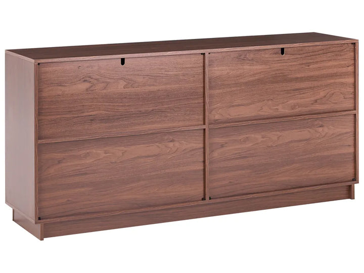 4 Door Sideboard Dark Brown Eilzabeth