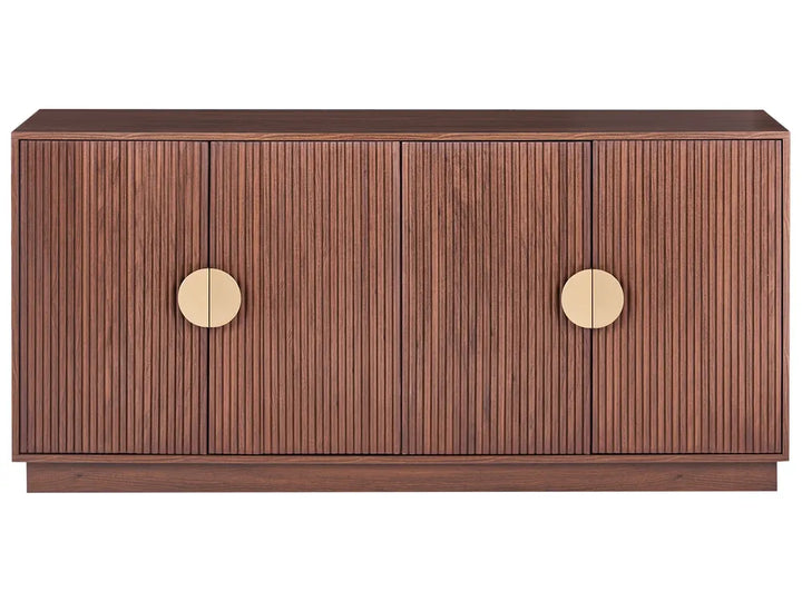 4 Door Sideboard Dark Brown Eilzabeth