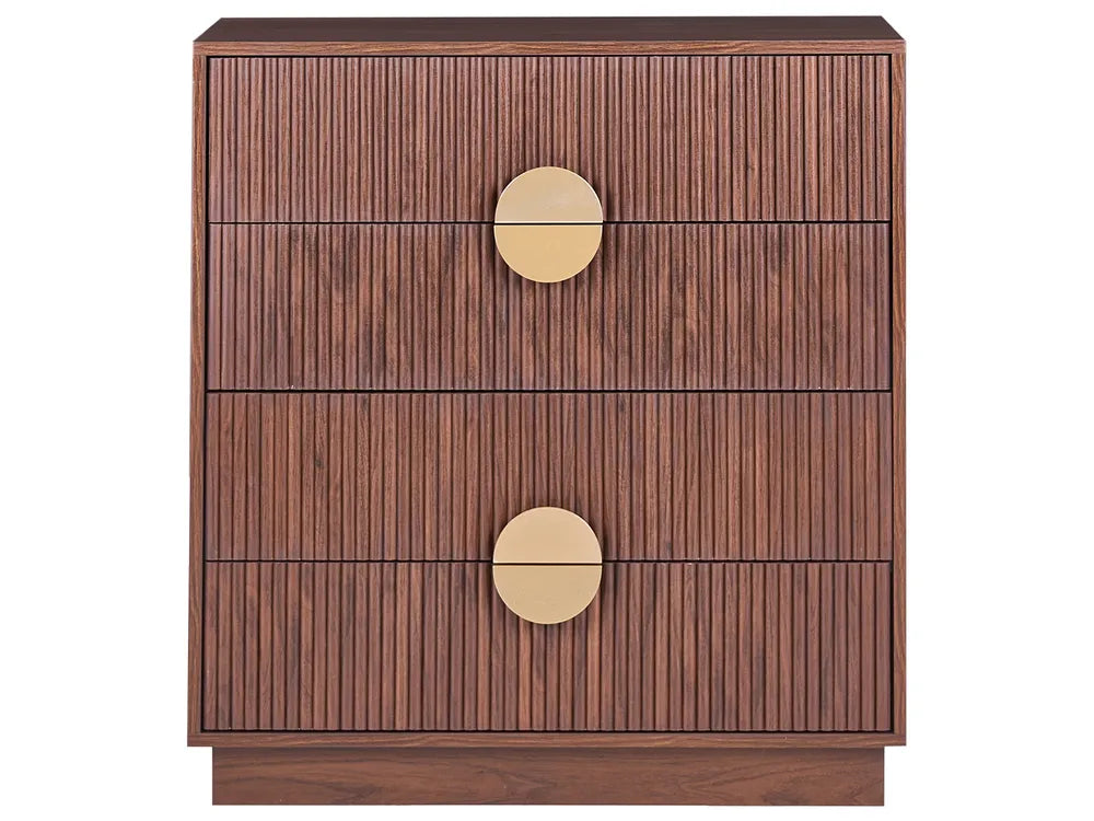4 Drawer Chest Dark Brown Eilzabeth