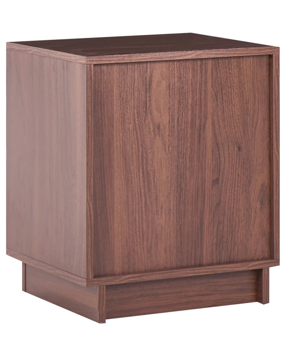 2 Drawer Bedside Table Dark Brown Eilzabeth