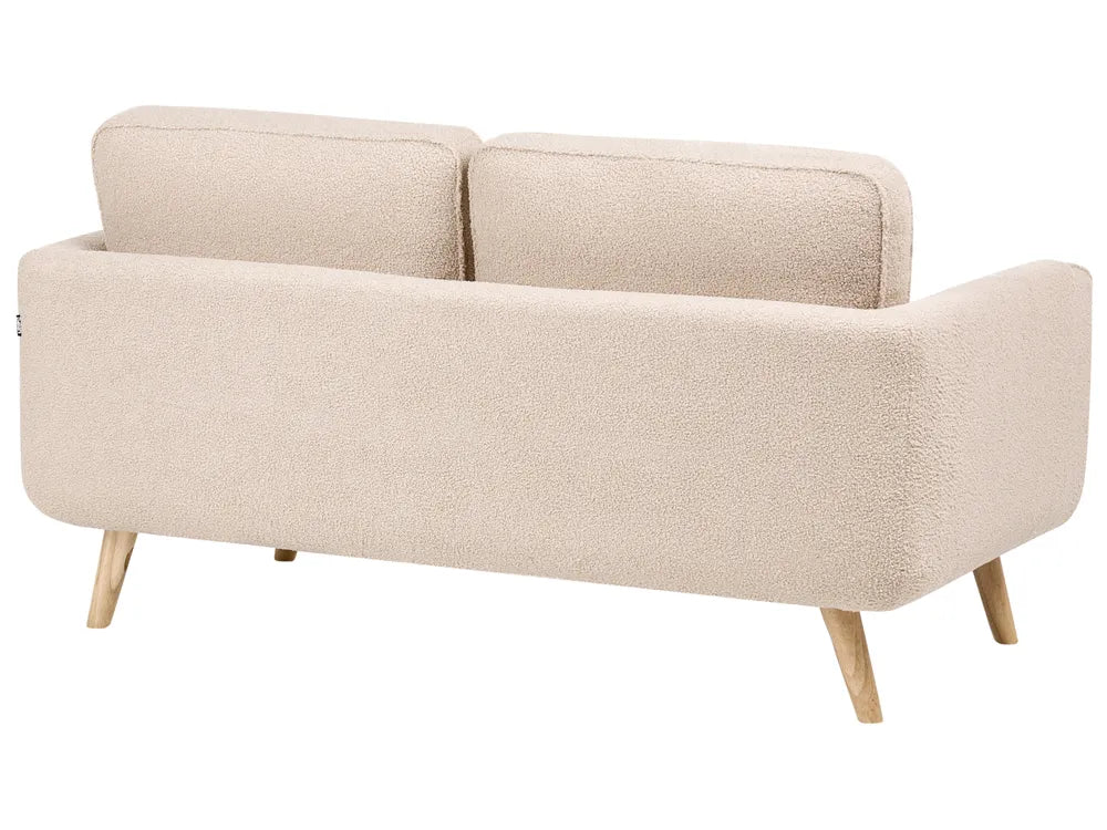 Sofa 2 Seater Boucle Beige Fatih