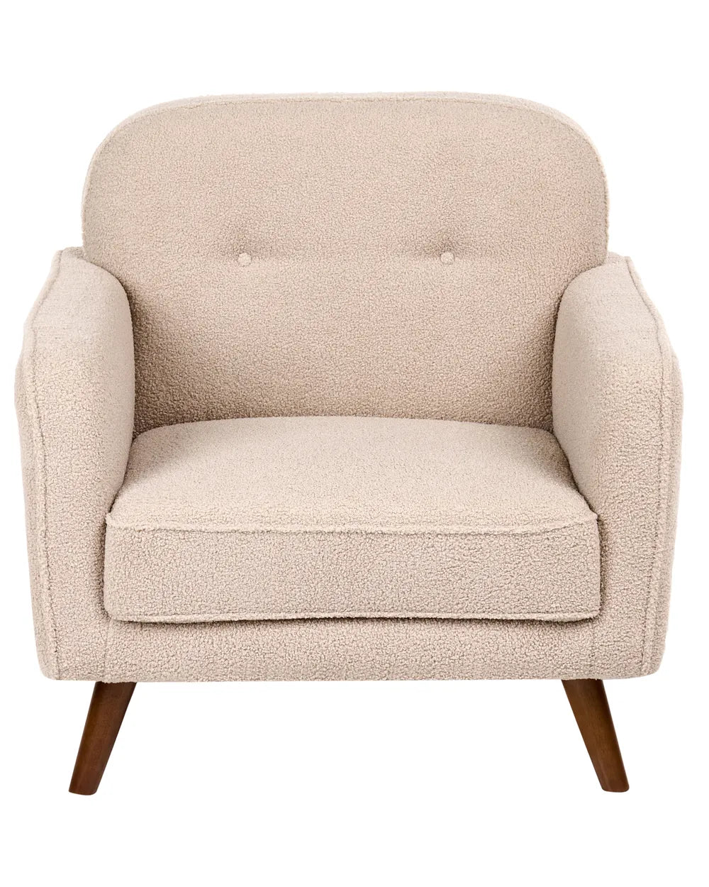 Armchair Boucle Beige Lechia