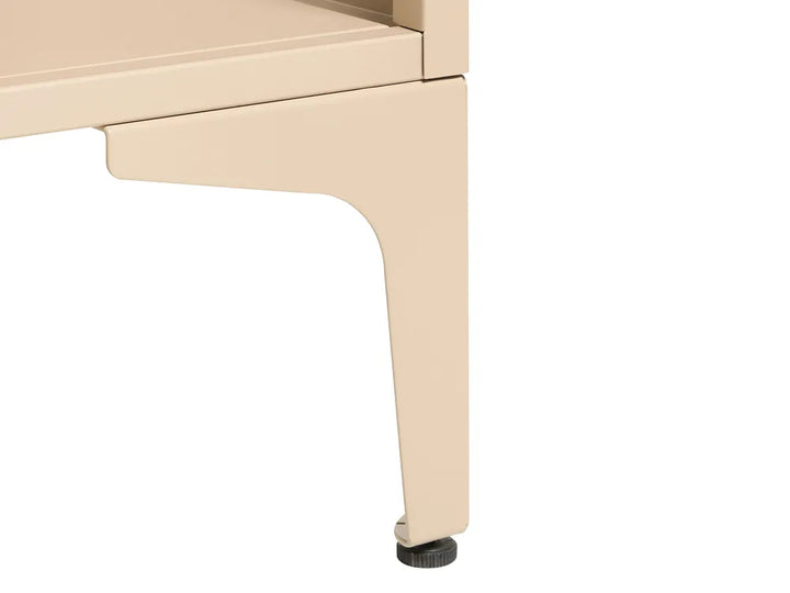 2 Door Sideboard Metal Beige Reshelle