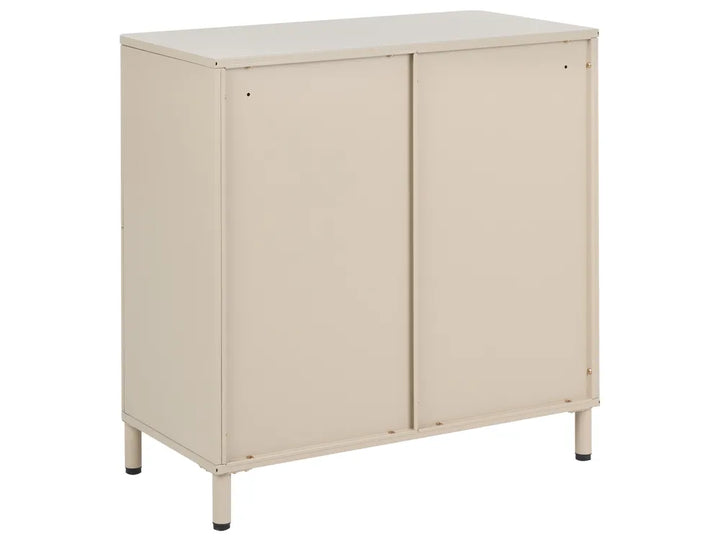 4 Door Sideboard Metal Beige Wilroy
