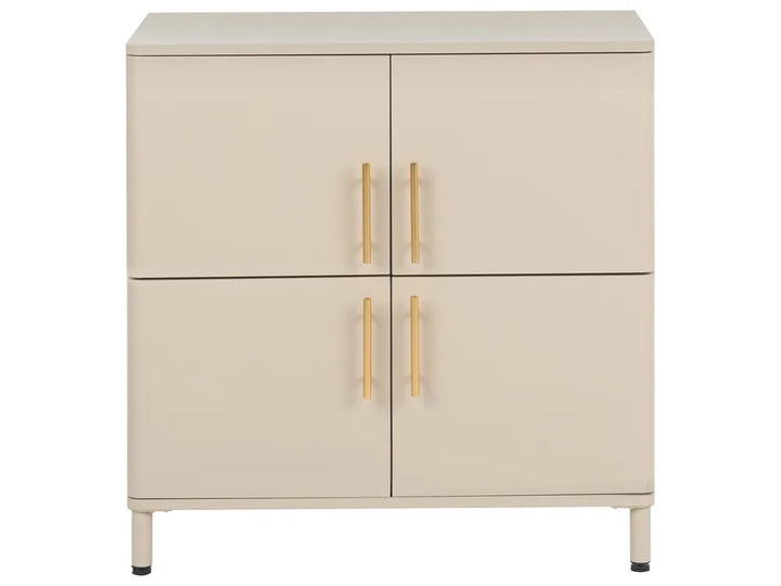 4 Door Sideboard Metal Beige Wilroy