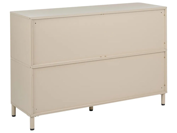 3 Door Sideboard Metal Beige Wilroy