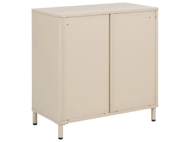 2 Door Sideboard Metal Beige Wilroy