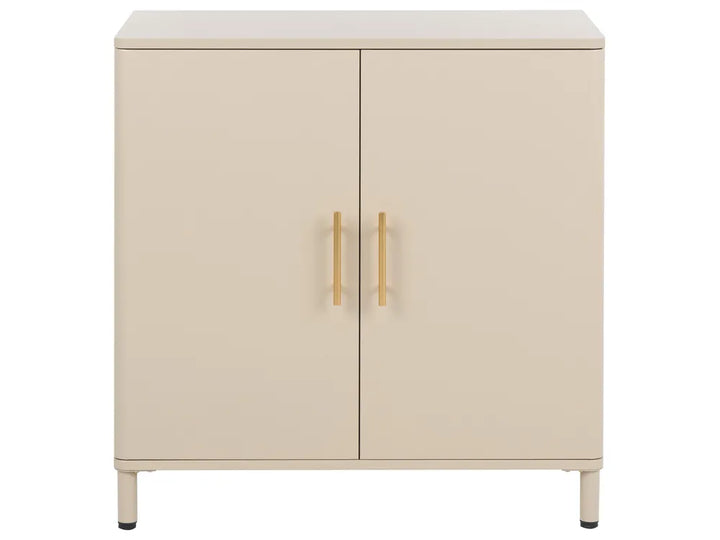 2 Door Sideboard Metal Beige Wilroy