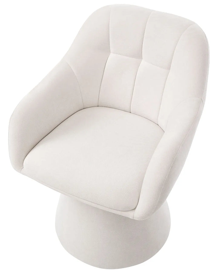 Dining Chair Chenille Off-White Arshaun