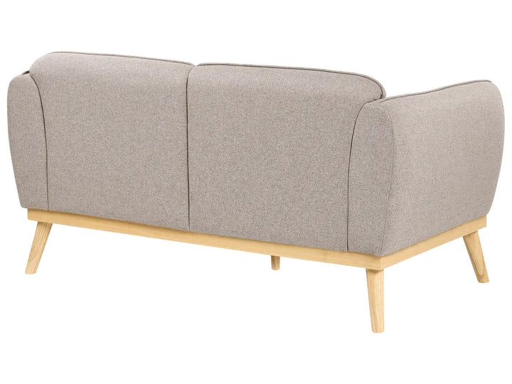 Sofa 2 Seater Fabric Light Brown George