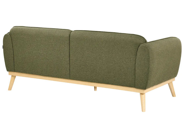 Living Room Set 5 Seater Fabric Olive Green George