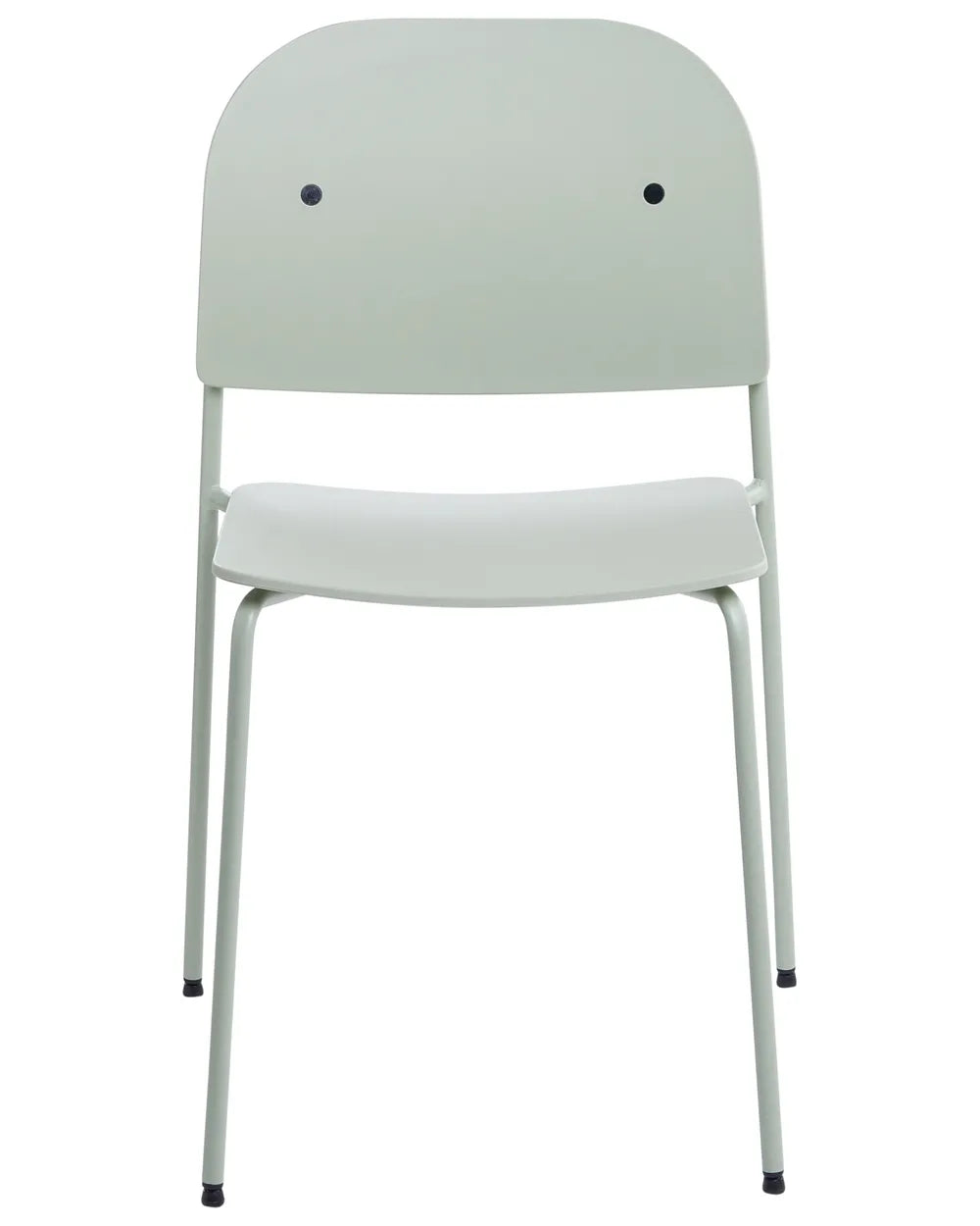 Set of 2 Dining Chairs Metal Mint Green Gyden