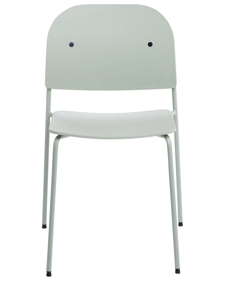 Set of 2 Dining Chairs Metal Mint Green Gyden