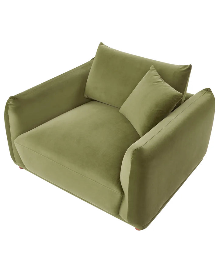 Armchair Velvet Green Damika