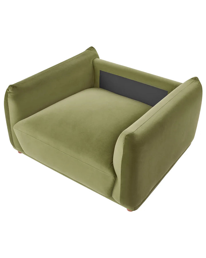 Armchair Velvet Green Damika