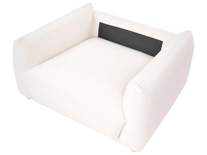 Living Room Set 5 Seater Fabric Off-White Damika