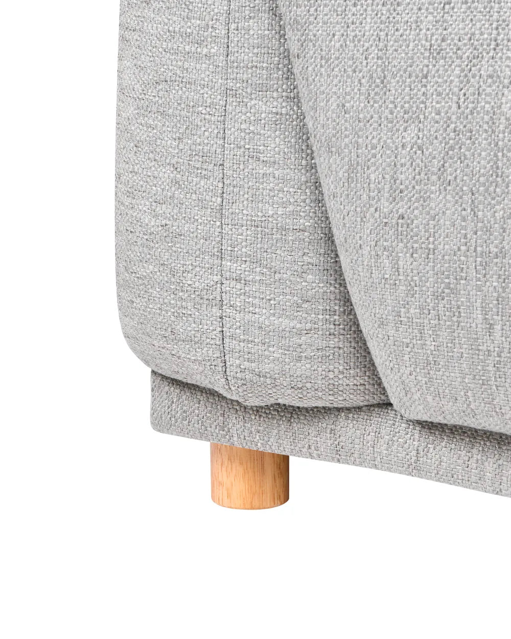 Armchair Fabric Light Grey Damika