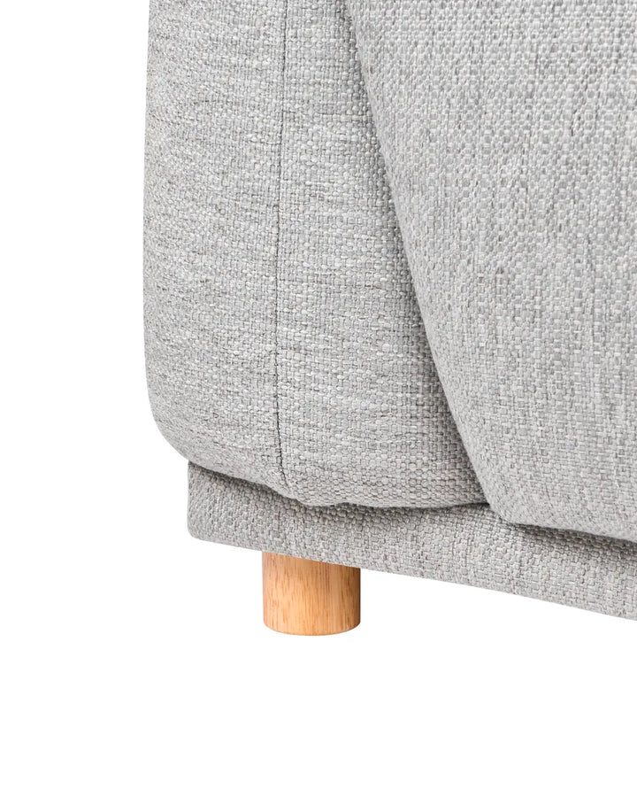 Armchair Fabric Light Grey Damika