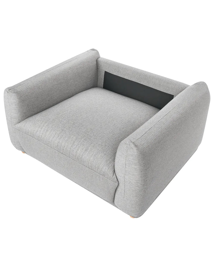 Armchair Fabric Light Grey Damika