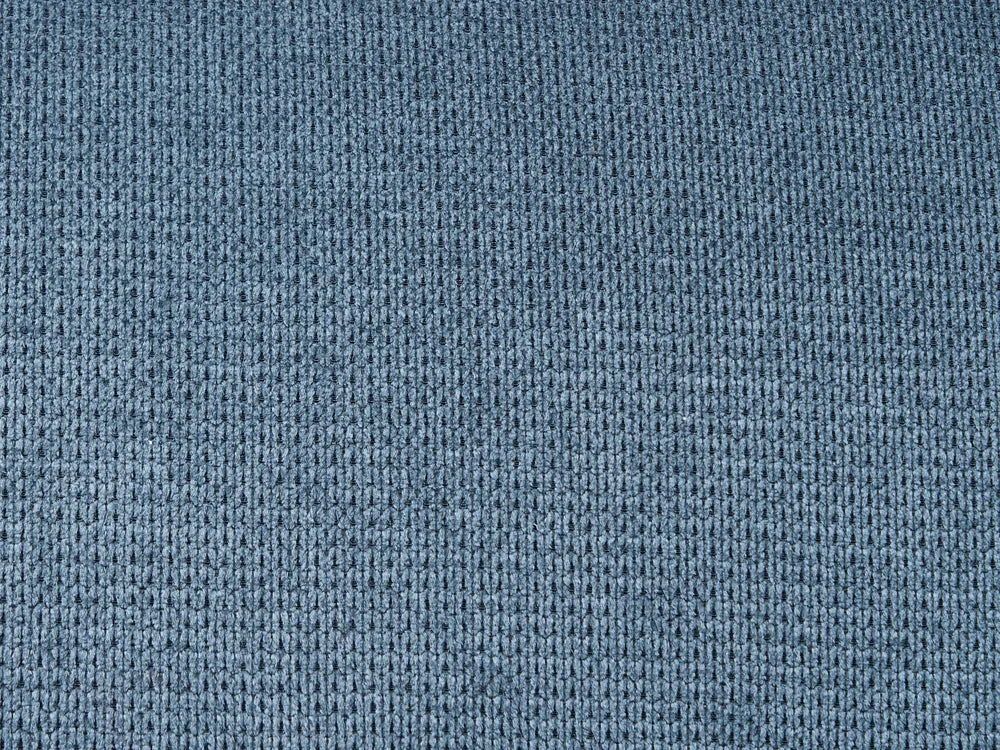 Dining Bench 2 Seater Fabric Blue Aiydan