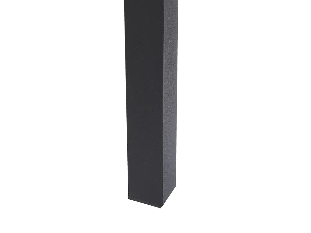 Extending Conference Table 90 cm 140/190 cm Black Bradon