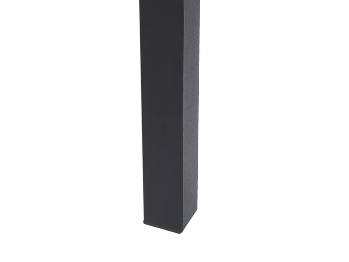 Extending Conference Table 90 cm 140/190 cm Black Bradon