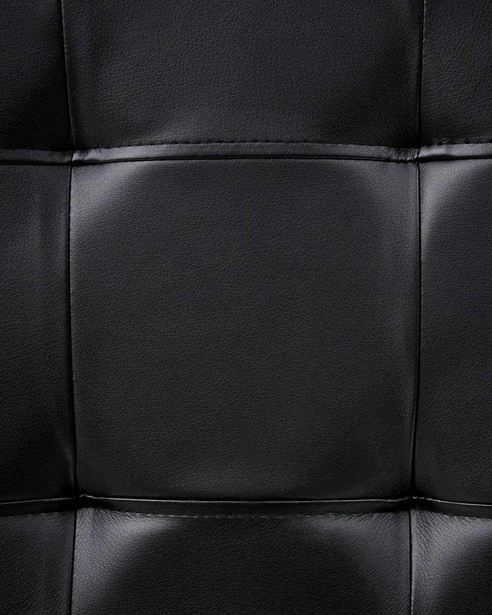 Set of 2 Dining Chairs Faux Leather Black Fredo