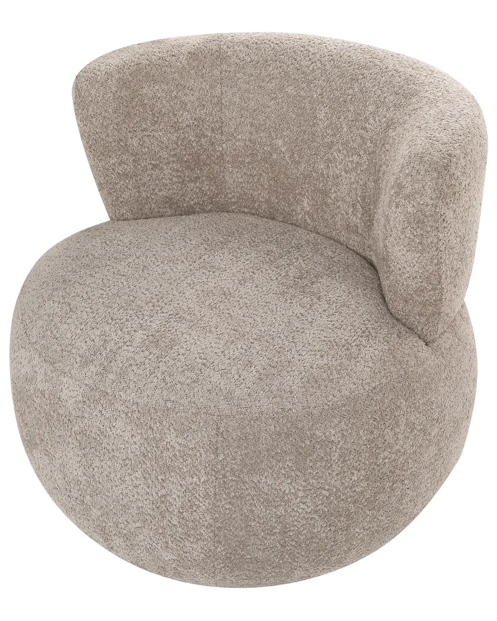 Armchair Chenille Taupe Latiasha