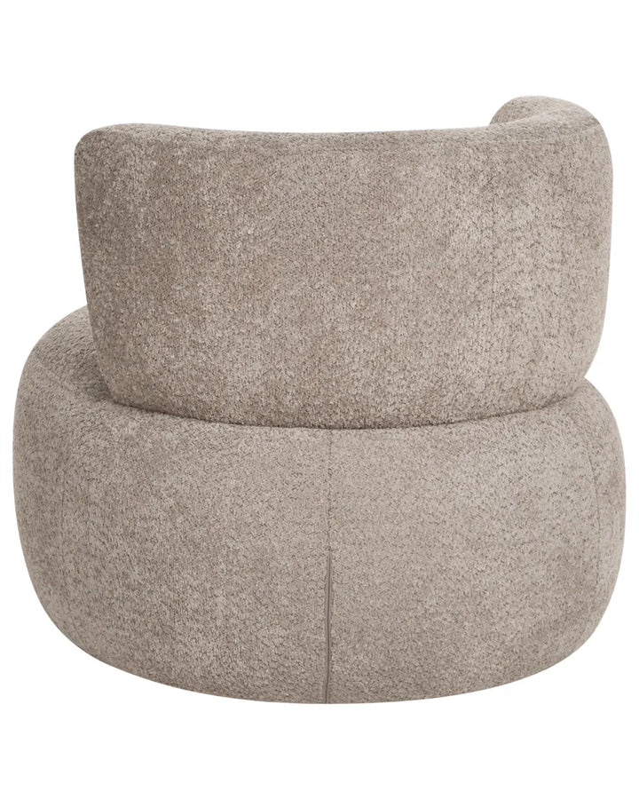 Armchair Chenille Taupe Latiasha