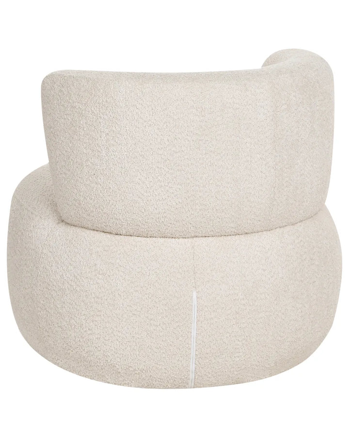 Armchair Chenille Light Beige Latiasha