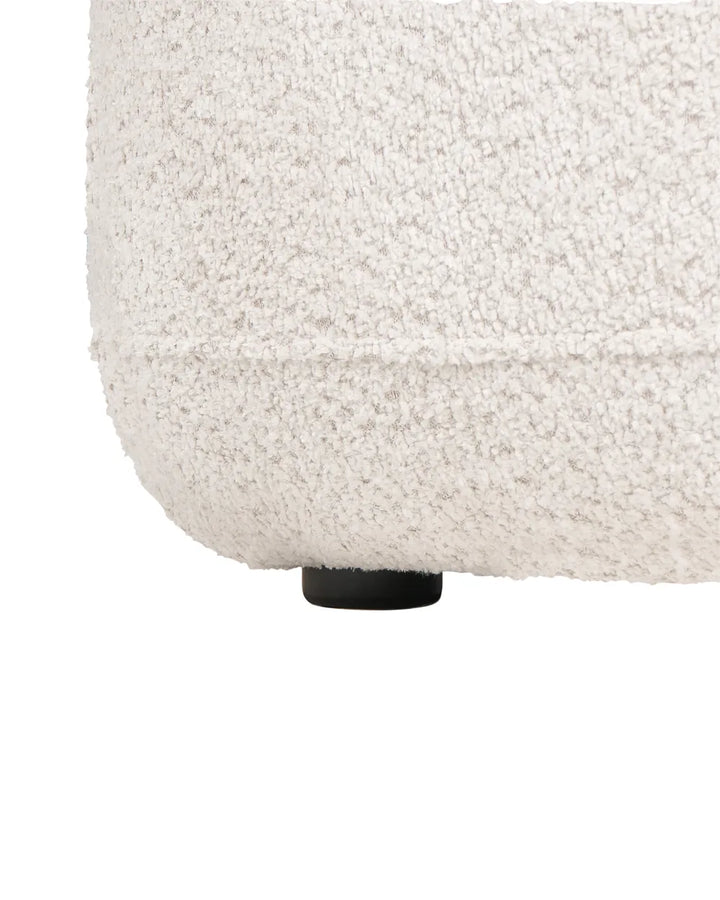 Armchair Chenille Light Beige Eaden