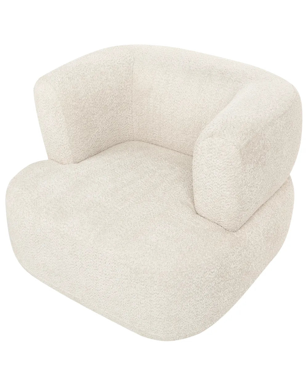 Armchair Chenille Light Beige Eaden