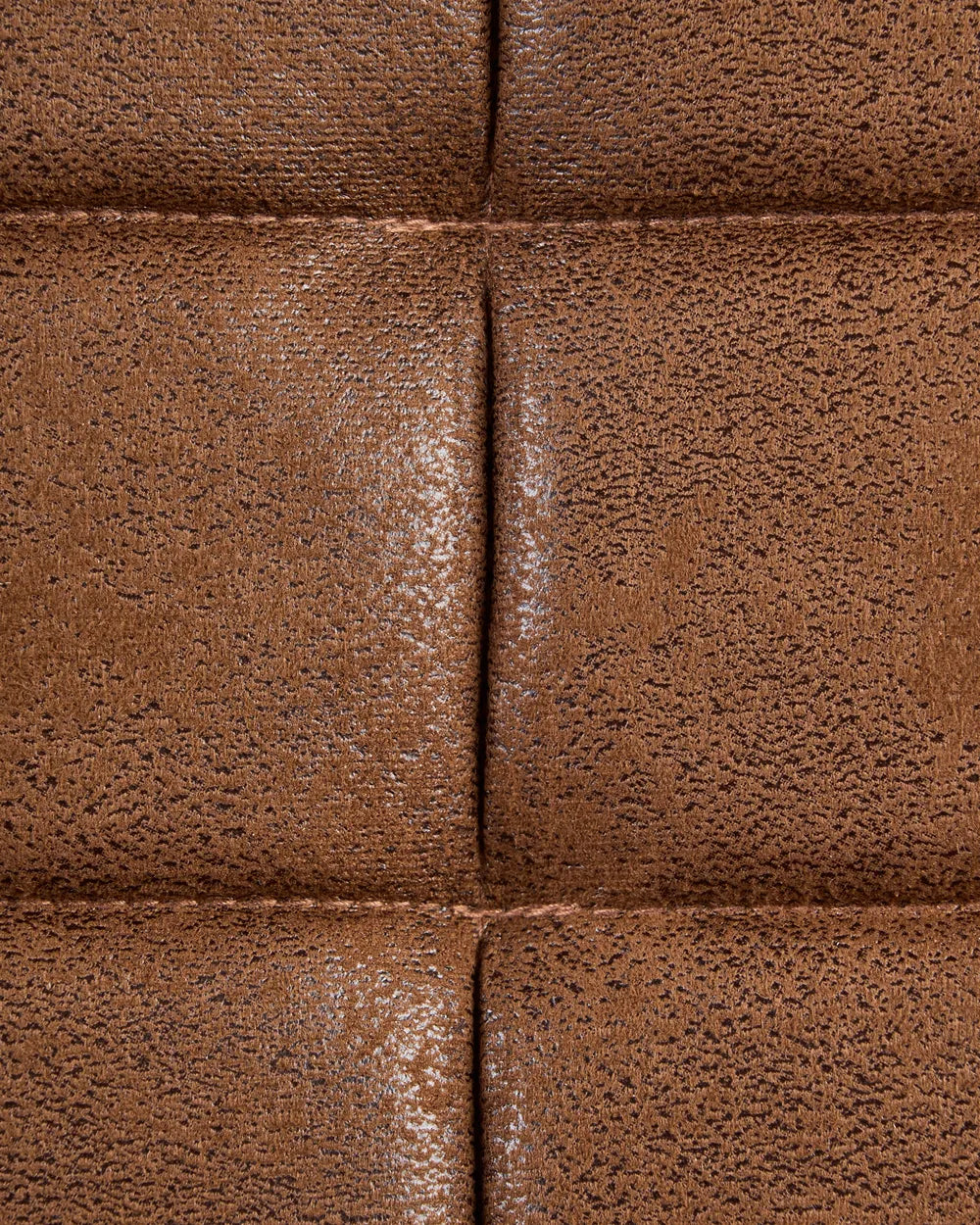 Set of 2 Bar Stools Faux Suede Swivel Brown Patrick