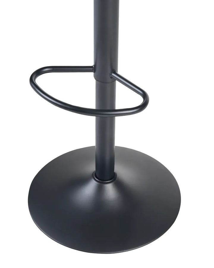 Set of 2 Bar Stools Faux Suede Swivel Brown Patrick