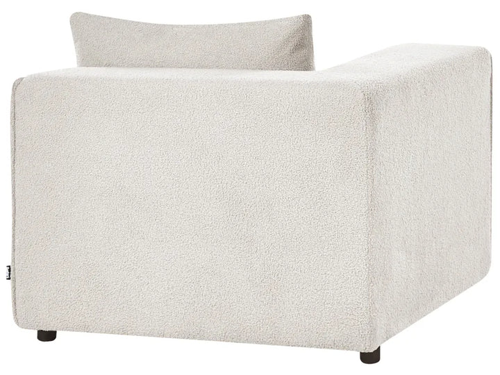 Modular Sofa 3 Seater Off-White Boucle Adalynn