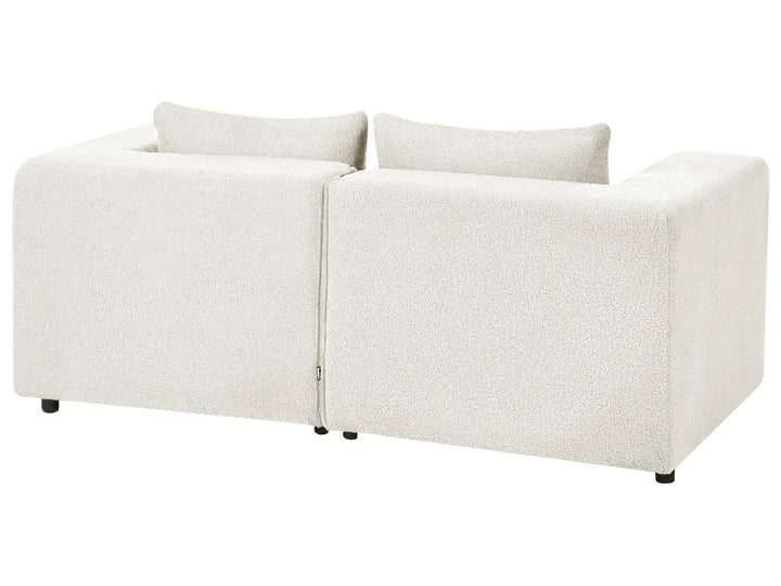 Modular Sofa 2 Seater Off-White Boucle Adalynn