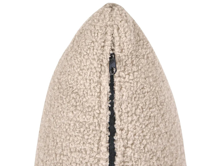 Corner Seat Beige Boucle Adalynn