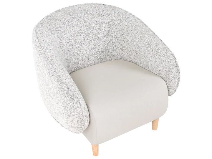 Living Room Set Fabric Light Beige Lamaya