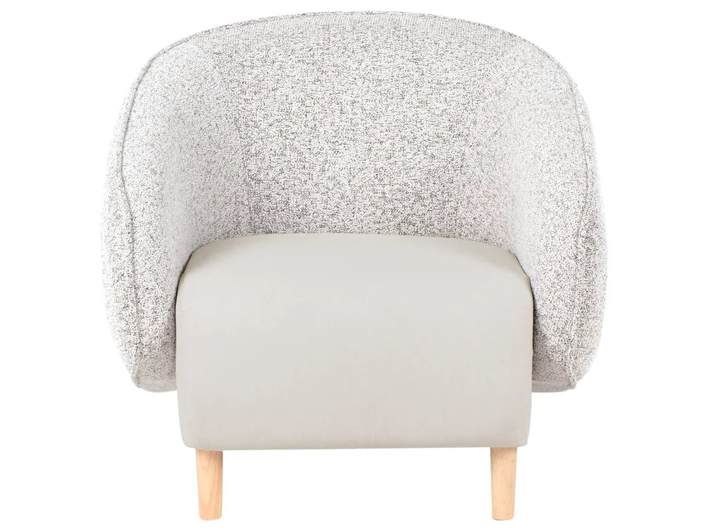 Living Room Set Fabric Light Beige Lamaya