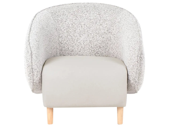 Living Room Set Fabric Light Beige Lamaya