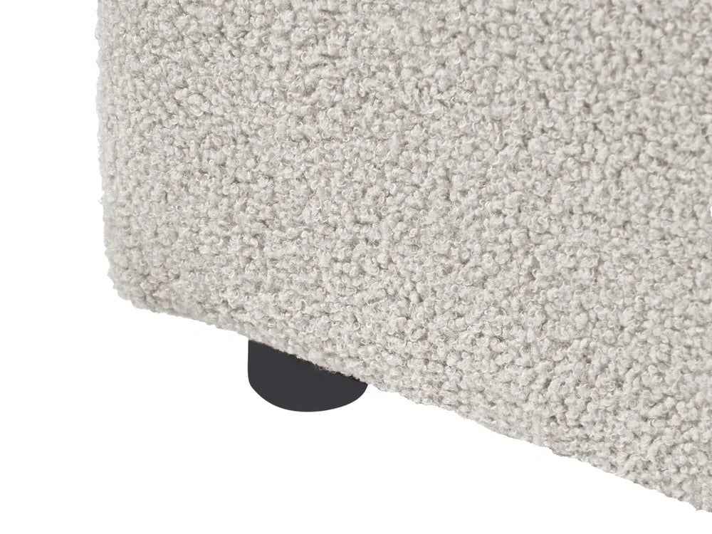 Corner Seat Off-White Boucle Adalynn