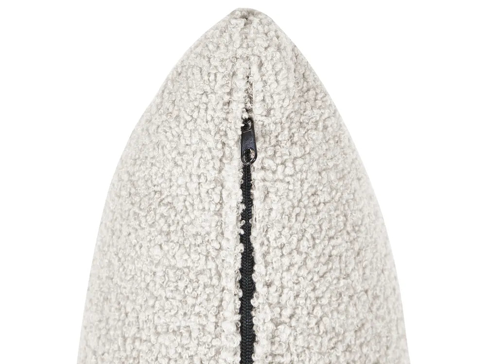 Corner Seat Off-White Boucle Adalynn