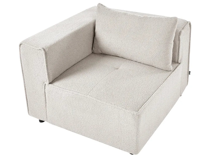 Corner Seat Off-White Boucle Adalynn