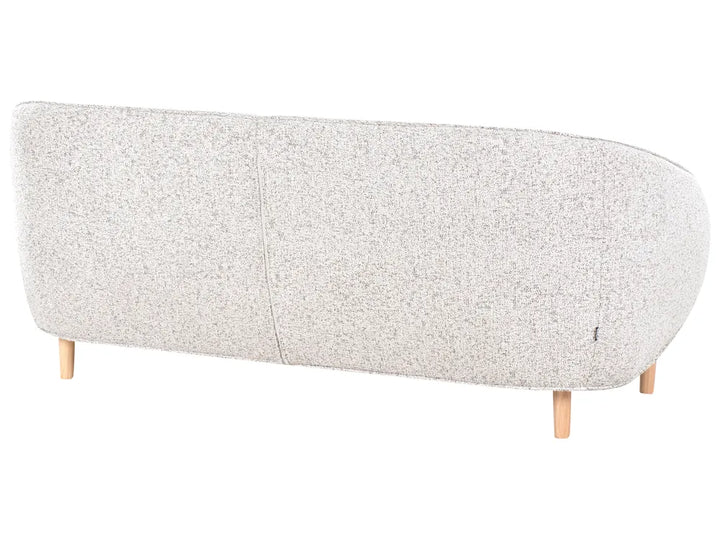 Living Room Set Fabric Light Beige Lamaya