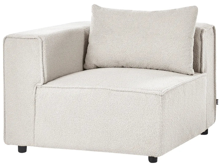Corner Seat Off-White Boucle Adalynn