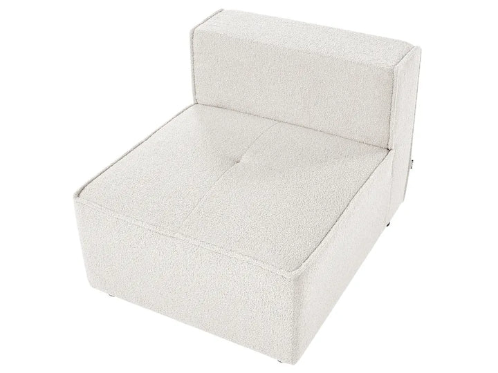 1-Seat Section Off-White Boucle Adalynn