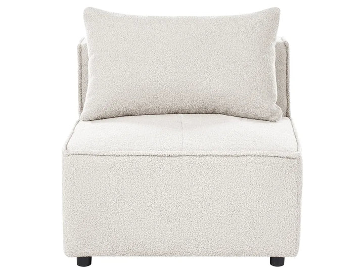 1-Seat Section Off-White Boucle Adalynn
