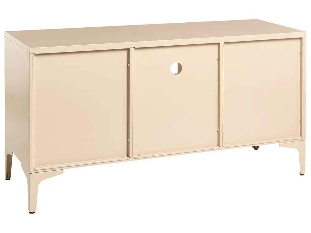 TV Stand Metal Beige Reshelle
