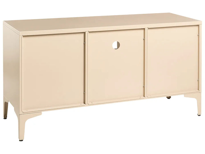 TV Stand Metal Beige Reshelle