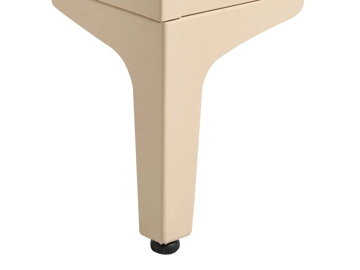 4 Drawer Chest Metal Beige Reshelle